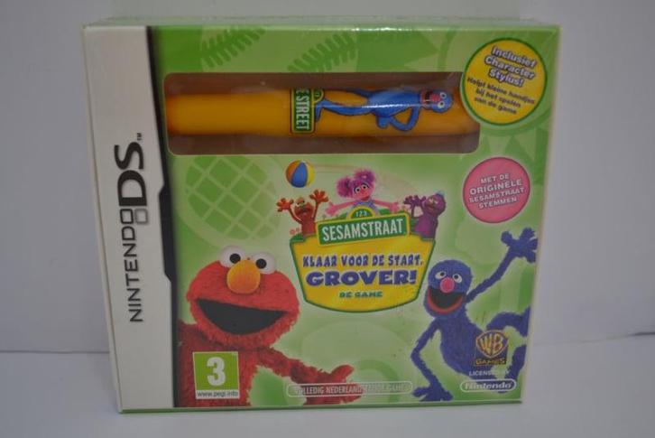 Sesamstraat - Klaar voor de Start - Grover! - NEW (DS HOL), Spelcomputers en Games, Games | Nintendo 2DS en 3DS, Zo goed als nieuw