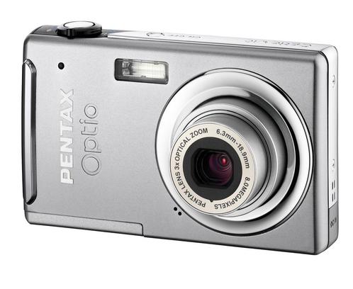 Pentax Optio V10 Digitale Compact Camera - Zilver (In doos), Audio, Tv en Foto, Fotocamera's Digitaal, Zo goed als nieuw, Verzenden