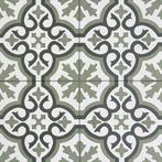 Vloertegel / wandtegel chelsea groen vintage 45x45 4-in-1, Ophalen, Keramiek, Nieuw, 10 m² of meer
