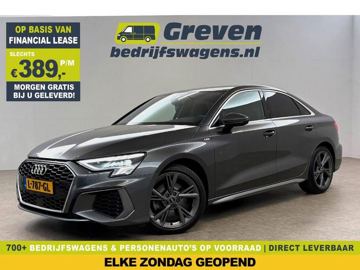 Audi A3 30TFSI S-Line | Virtual | Carplay | Stoelverw. |, Auto's, Audi, Te koop, Automaat, Financial lease, Benzine, Zilver of Grijs