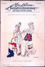 Spotprent over de Nederlandse handelsmaatschappij NOT, Antiek en Kunst, Kunst | Litho's en Zeefdrukken, Verzenden