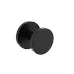 deurknop rond 55 mm éénzijdige montage aluminium zwart, Nieuw, Overige materialen, Overige typen, Ophalen of Verzenden