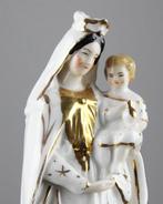 Vieux Bruxelles - Beeldje - Madonna met kind - Porselein, Antiek en Kunst