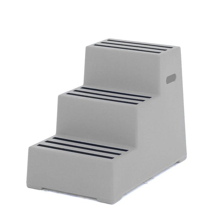 Exclusieve Opstaphulp 3 Treden - Grijs, Dieren en Toebehoren, Paarden en Pony's | Overige Paardenspullen, Nieuw, Verzenden