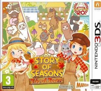 Story of Seasons Trio of Towns (3DS Games) (Nintendo 3DS), Spelcomputers en Games, Games | Nintendo 2DS en 3DS, Zo goed als nieuw