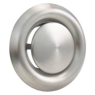 Afzuigventiel | Starx | 125 mm (RVS, Zilver), Doe-het-zelf en Verbouw, Ventilatie en Afzuiging, Nieuw, Verzenden
