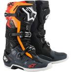 Crosslaarzen Alpinestars Tech 10 Oranje / Rood | AANBIEDING, Motoren, Nieuw met kaartje, Alpinestars, Laarzen