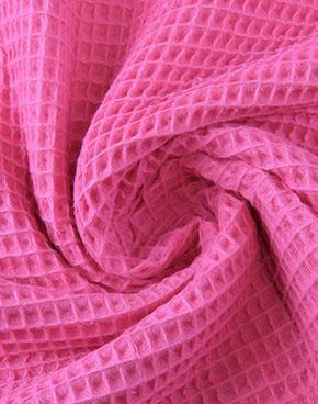 Wafel Katoen Fuchsia, Hobby en Vrije tijd, Stoffen en Lappen, Nieuw