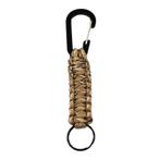 Paracord Sleutelhanger Desert Camo - Karabijn, Nieuw, Ophalen of Verzenden