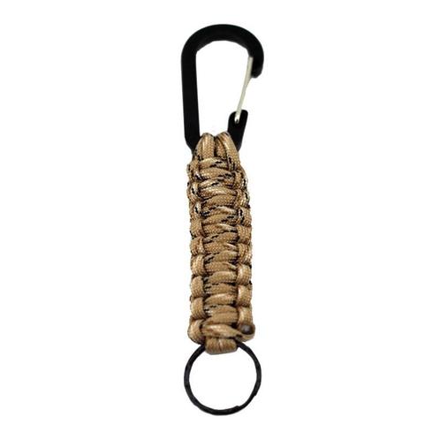 Paracord Sleutelhanger Desert Camo - Karabijn, Sieraden, Tassen en Uiterlijk, Overige Accessoires, Nieuw, Ophalen of Verzenden
