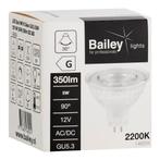 Bailey LED MR16 5W/822 350lm 36º GU5.3 Dimbaar | Zeer war.., Ophalen of Verzenden, Nieuw