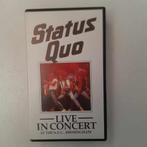 Status Quo live in concert vhs, Cd's en Dvd's, Verzenden, Gebruikt