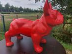 Beeld, French bulldog red garden or for indoor - 39 cm -
