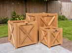 Houten plantenbak voor buiten | ruime collectie, Tuin en Terras, Bloembakken en Plantenbakken, Vierkant, Nieuw, Ophalen of Verzenden