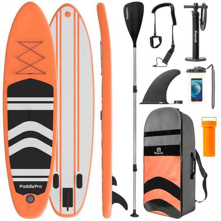 2dekans | LifeGoods SUP Board - Opblaasbaar Paddle Board -, Watersport en Boten, Overige Watersport en Boten, Zo goed als nieuw