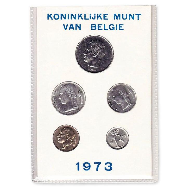 België FDC Set 1973 NL, Postzegels en Munten, Munten | België, Verzenden