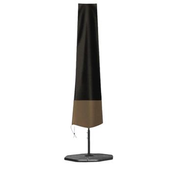 Parasolhoes - Zwart/Bruin - 240 cm x 55 cm - Parasolhoes beschikbaar voor biedingen