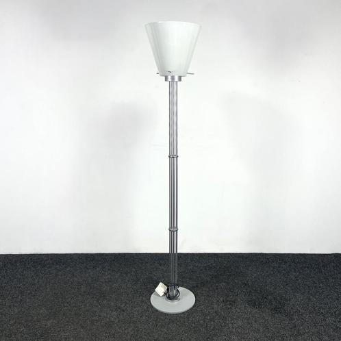 Raak Vloerlamp - Glazen Lampenkap, Huis en Inrichting, Lampen | Vloerlampen, Gebruikt, Ophalen of Verzenden