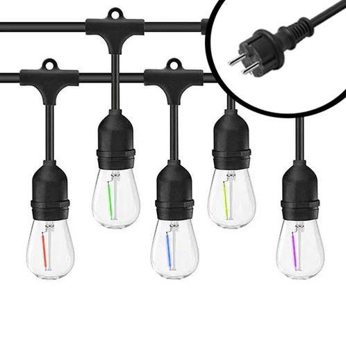 100m LED Prikkabel – IP65 Lichtsnoer Buiten – kopp, Tuin en Terras, Buitenverlichting, Ophalen of Verzenden