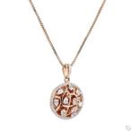 Hanger - 14 karaat Roségoud - 0.73ct. tw. Diamant