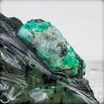 Natuurlijk smaragdgroen kristal houtsnijwerk- 860.6 g
