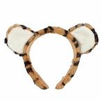 Pluche tijger hoofdband met oortjes 15 cm - Diadeems, Verzenden, Nieuw
