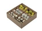 Kwarteleitjesmix geel doos 72 stuks kwartel eitjes, Hobby en Vrije tijd, Knutselen, Nieuw, Ophalen of Verzenden