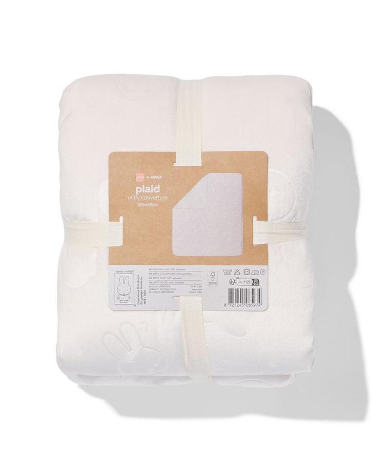 HEMA Nijntje woonplaid 130x150cm fleece polyester, Huis en Inrichting, Woonaccessoires | Plaids en Woondekens, Nieuw, Verzenden