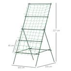 TRUUSK Klimrek van Roestvrij Staal - A-vormig - 101x133x227, Verzenden, Nieuw