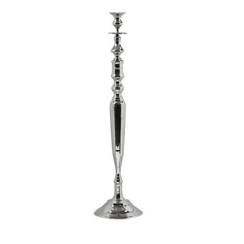 Kandelaar | Messing | Vernikkeld | 80 cm, Zakelijke goederen, Horeca | Overige, Verzenden
