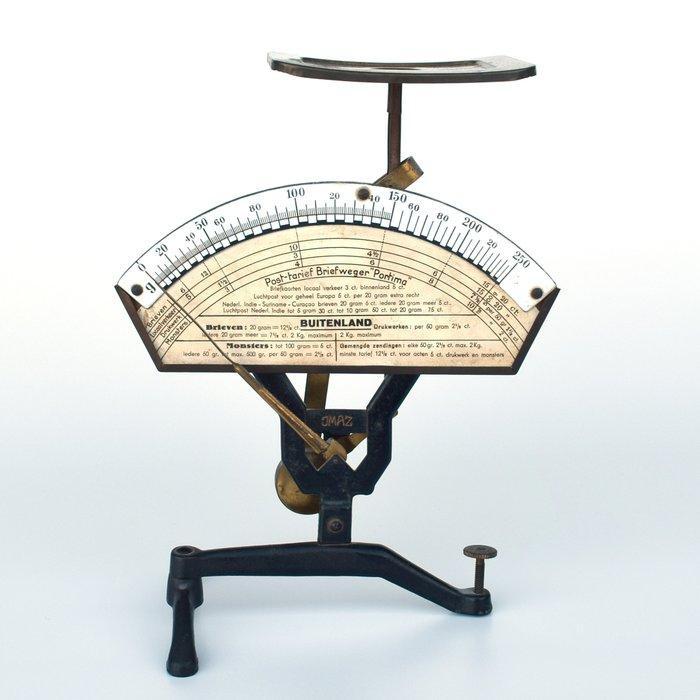 Jakob Maul - Post/brieven weegschaal - Metaal messing -, Antiek en Kunst, Curiosa en Brocante