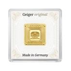 5 gram goudbaar - Geiger (met certificaat), Postzegels en Munten, Goud, Verzenden