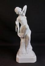 Haviland - Joe Descomps - sculptuur, Nue féminin souriant -