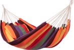 Hangmat - 200x150 cm - polyester/katoen - rood, Nieuw, Ophalen of Verzenden