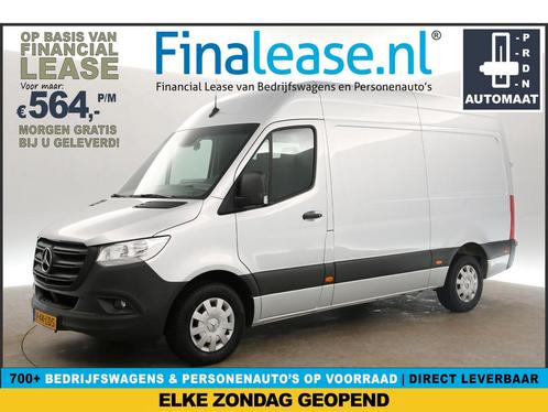 Mercedes-Benz Sprinter 319 3.0 CDI L2H2 V6 191PK AUT €564pm, Auto's, Bestelauto's, Lease, Automaat, Diesel, Mercedes-Benz, Zilver of Grijs