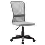 vidaXL Kantoorstoel 44x52x100 cm mesh stof grijs, Huis en Inrichting, Bureaus, Verzenden, Nieuw