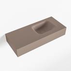 MONDIAZ LEX Smoke vrijhangende solid surface wastafel 70cm., Ophalen of Verzenden, Nieuw, Overige typen