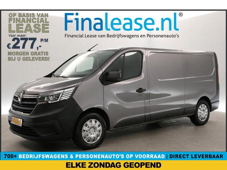 Renault Trafic 2.0 dCi T30 L2H1 Airco Cruise Trekhaak PDC, Auto's, Bestelauto's, Lease, Handgeschakeld, Diesel, Renault, Zilver of Grijs