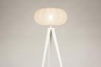 Rietveld Vloerlampen - Wit, Beige - Stof, Metaal, Verzenden, Nieuw