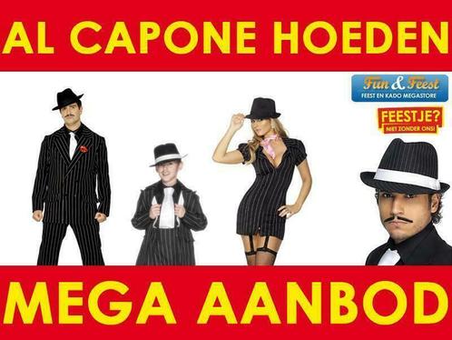 Al Capone hoed kopen - Al Capone hoeden bestellen, Kleding | Heren, Carnavalskleding en Feestkleding, Nieuw, Ophalen of Verzenden