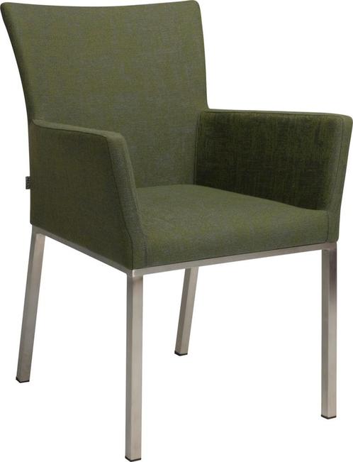 Stern nArtus Stoel Roestvrij Staal met Bekleding - zilver, Tuin en Terras, Tuinstoelen, Ophalen of Verzenden