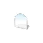 Vloerplaat halfrond 1200x1000mm glas 6mm, Ophalen of Verzenden, Nieuw