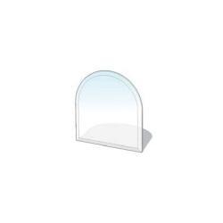 Vloerplaat halfrond 1200x1000mm glas 6mm, Huis en Inrichting, Kachels, Ophalen of Verzenden