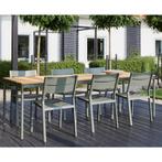 *WOONWINKEL* Brafab Nox/Lola Set Tuinset 6 Persoons Teak En, Verzenden, Nieuw