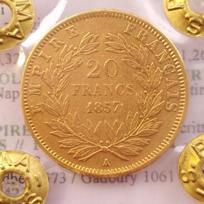 Frankrijk. Napoléon III. 20 Francs 1852, Postzegels en Munten, Munten | Europa | Niet-Euromunten