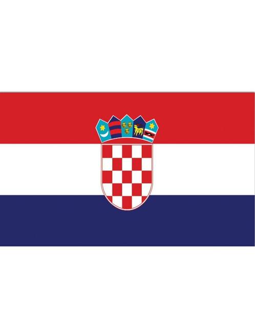 Vlag Kroatië - 90x150 cm, Hobby en Vrije tijd, Feestartikelen, Nieuw, Ophalen of Verzenden