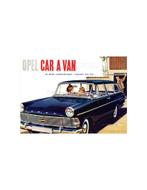 1960 OPEL OLYMPIA CARAVAN BROCHURE NEDERLANDS, Boeken, Auto's | Folders en Tijdschriften, Nieuw, Author, Opel