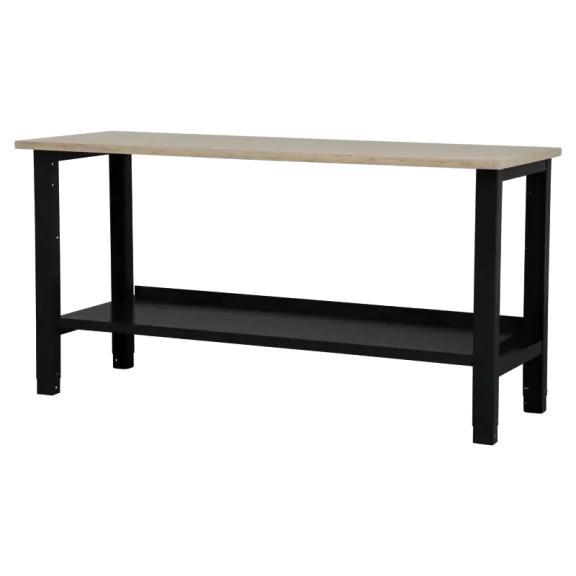 Nieuwe werktafel - 176,5x62x85-90cm - werkbank - zwart, Doe-het-zelf en Verbouw, Werkbanken, Nieuw, Minder dan 70 cm, Ophalen of Verzenden