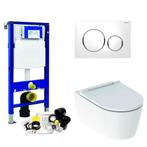 Geberit UP320 Toiletset set69 Geberit ONE Rimless Diepspoel, Ophalen of Verzenden, Nieuw