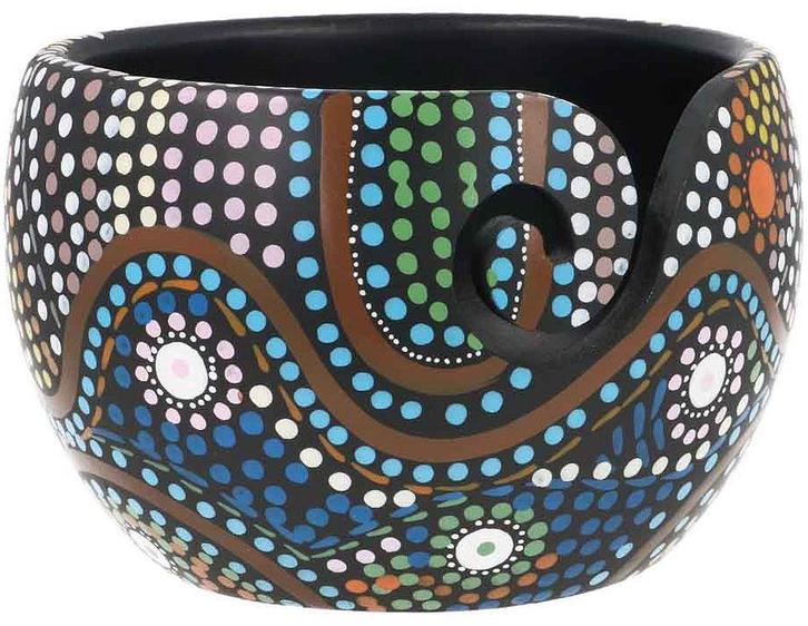 Scheepjes Yarn Bowl Dot Painting - Mangohout met Schilderi, Hobby en Vrije tijd, Breien en Haken, Ophalen of Verzenden